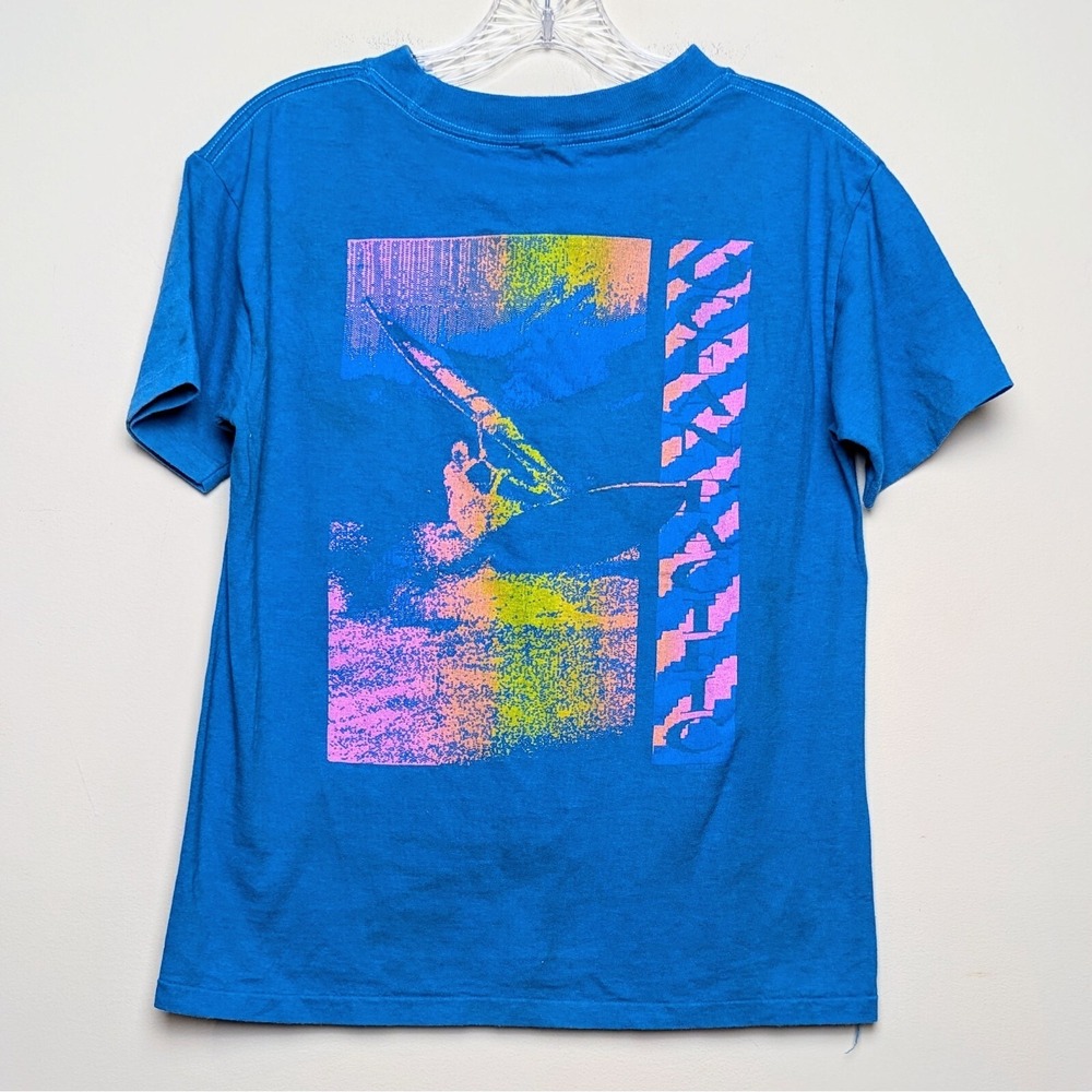 Vintage Ocean Pacific OP 80s Surf Hawaii Blue Single Stitch T-Shirt Small